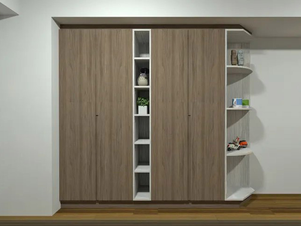 雲嘉南系統櫃推薦｜深色木紋設計案例：EGGER進口板材與Blum進口鉸鍊｜嘉德廚櫃