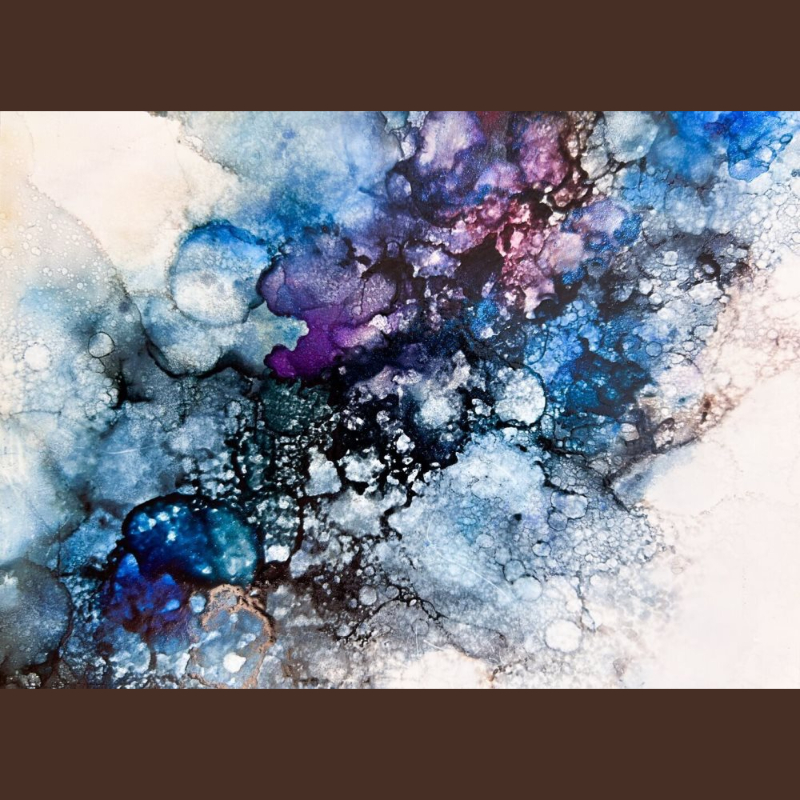 手暈染酒精墨水