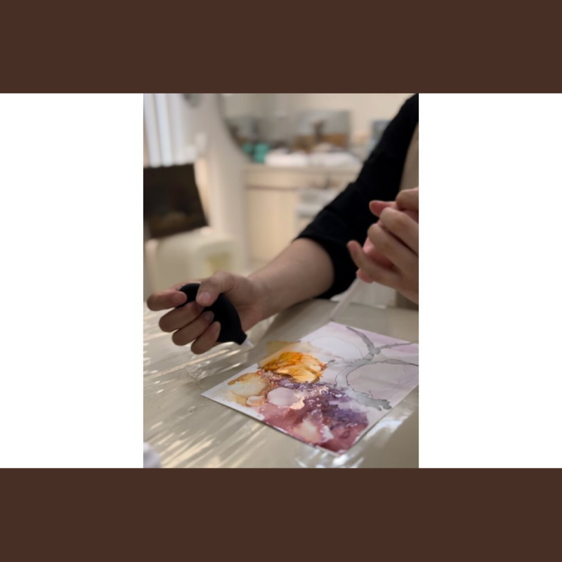 手暈染酒精墨水