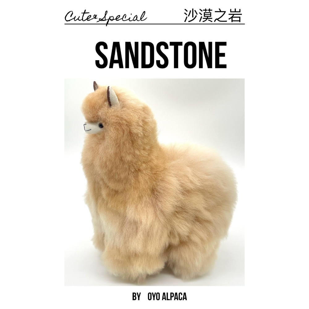 羊駝娃娃-沙漠之岩Sandstone-中(32CM)