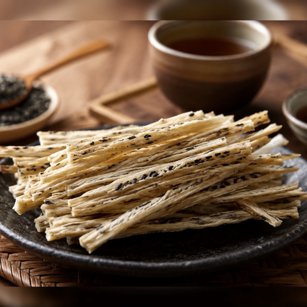 黑芝麻鱈魚香絲