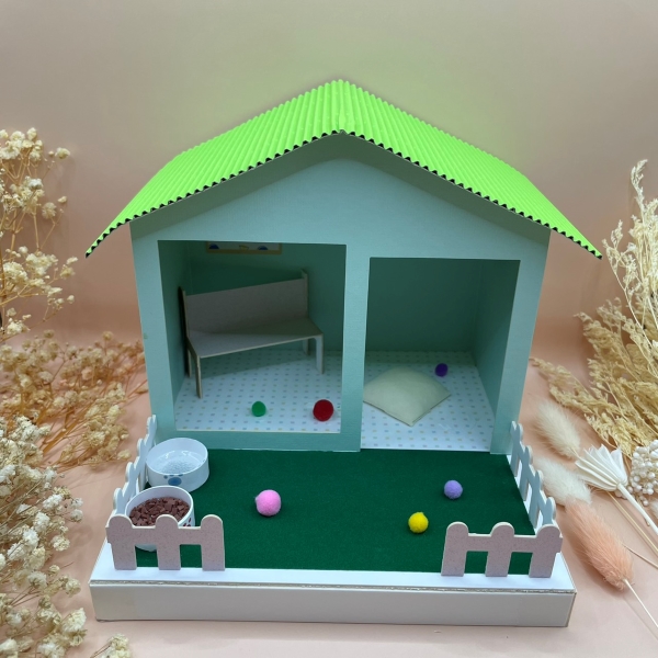 精美庭院屋