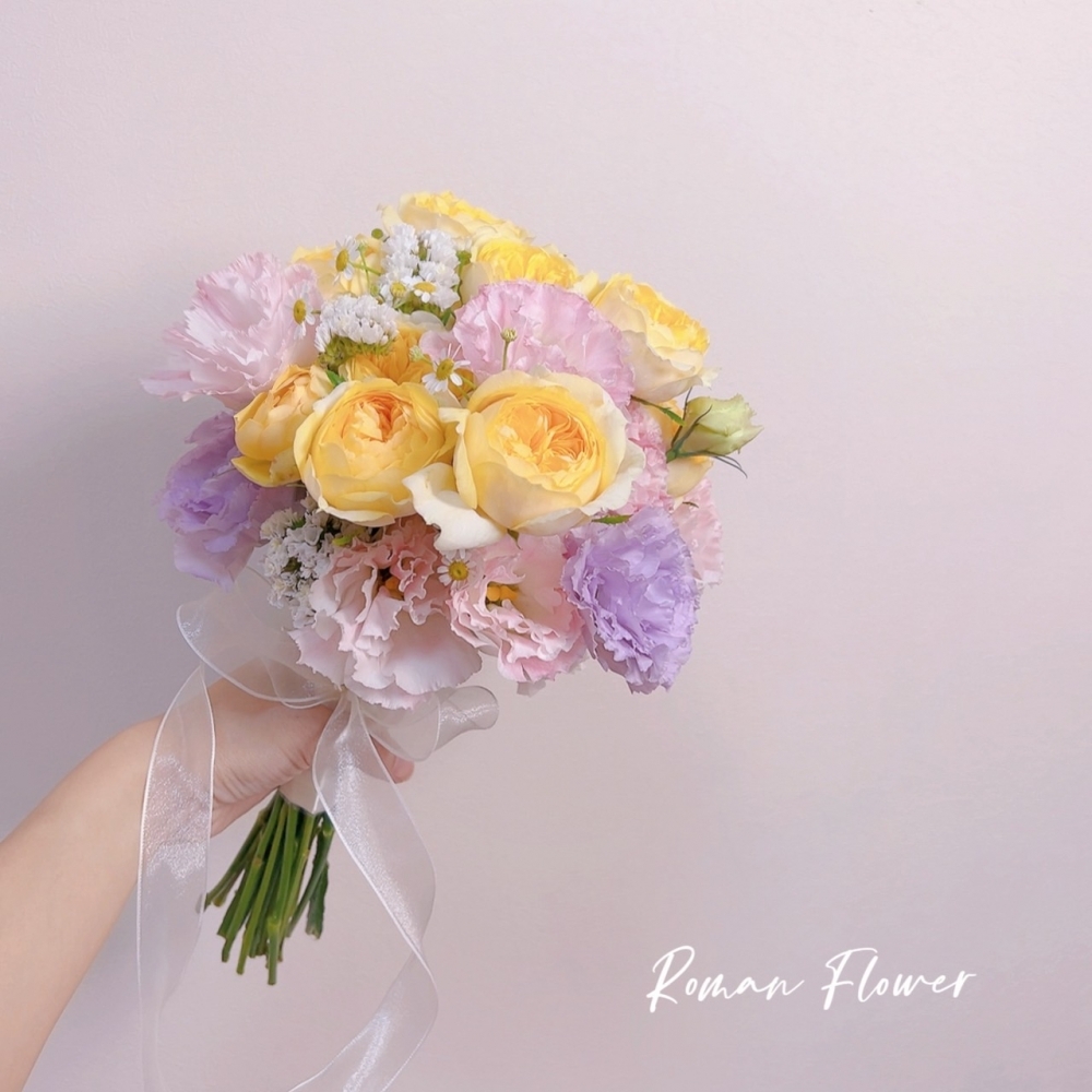 新娘捧花A.經典圓形