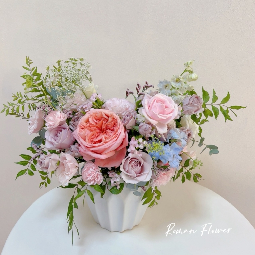 中型鮮花桌花/盆花~