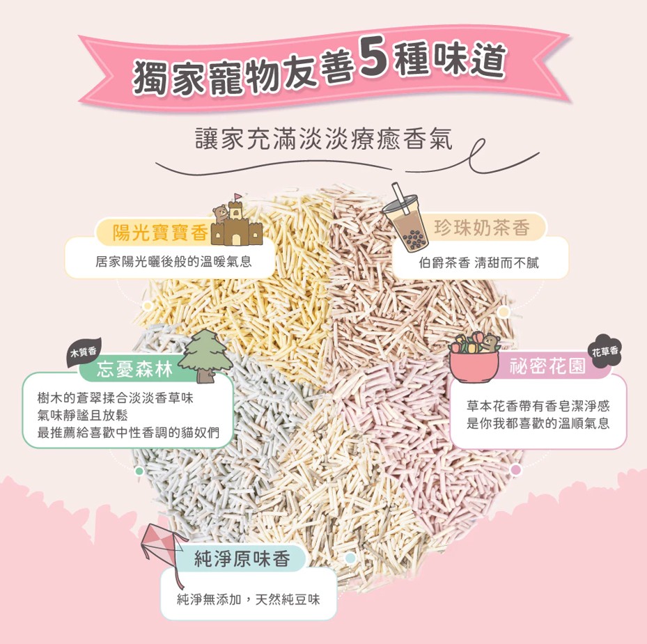 【超凝小姐】 益生菌除臭豆腐砂2.7公斤（7L）6包$950免運