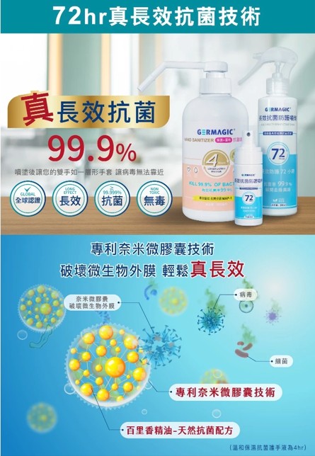 GERMAGIC菌魔力長效除臭抗菌噴劑 200ml$500 1000ml$1600