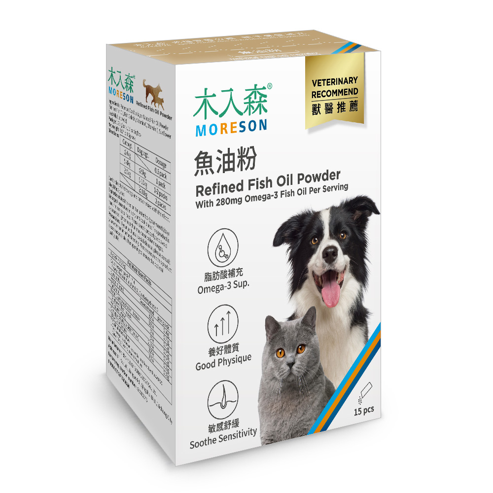木入森｜犬貓魚油粉 15包