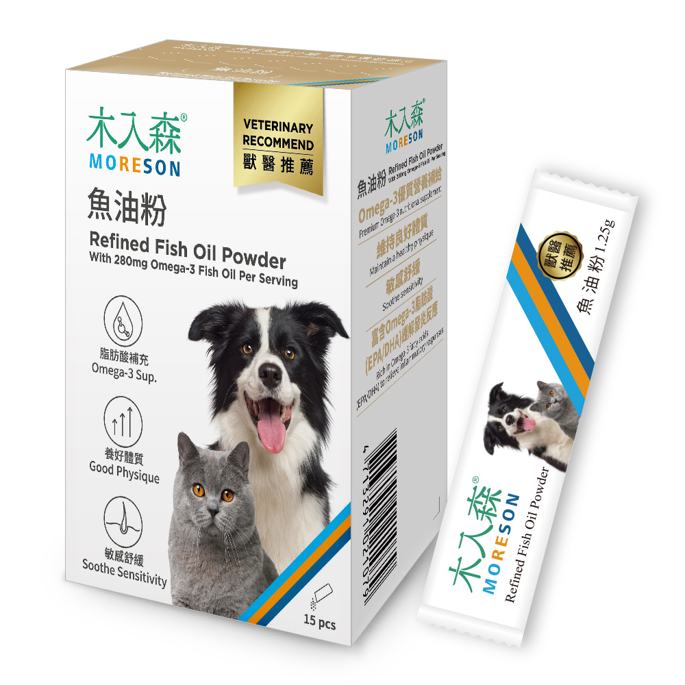 木入森｜犬貓魚油粉 15包