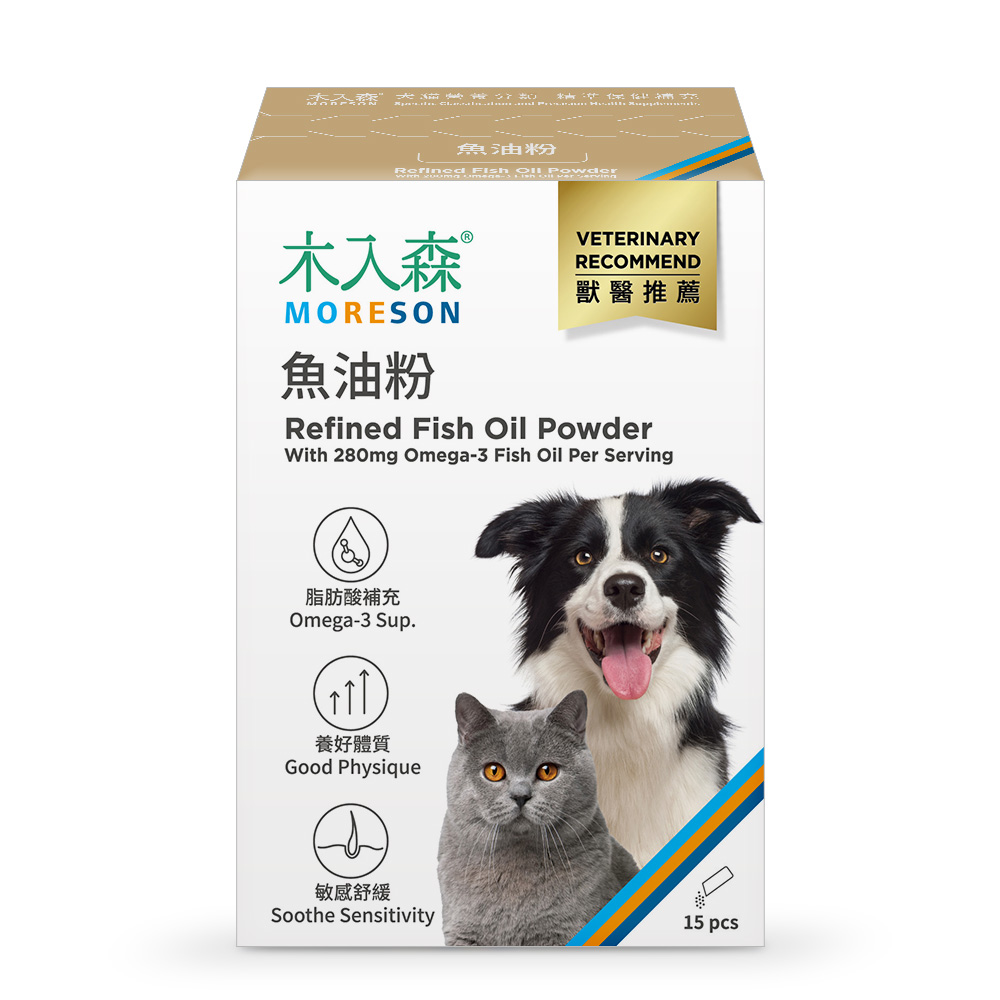 木入森｜犬貓魚油粉 15包