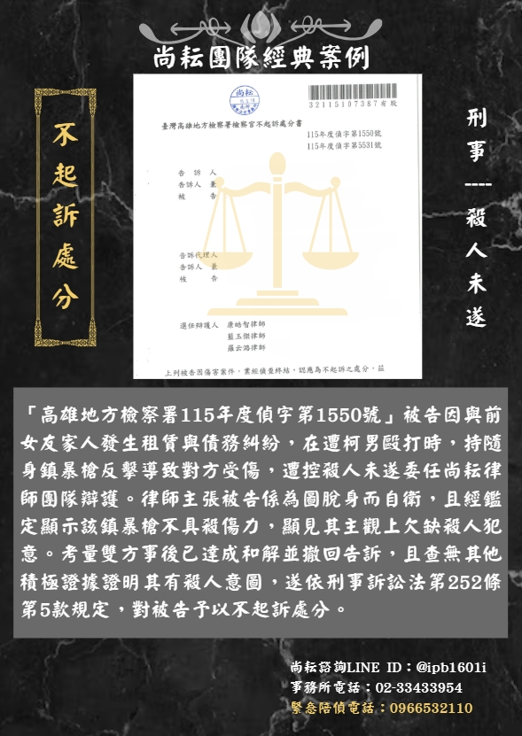 當事人遭控殺人未遂-