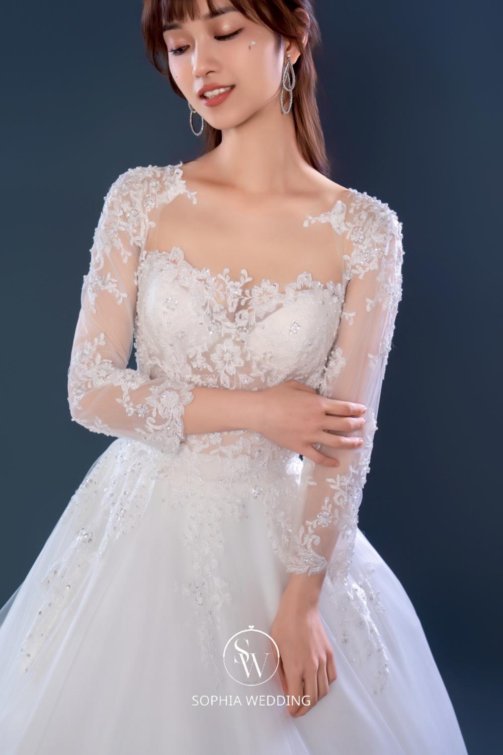 SW手工精緻白紗