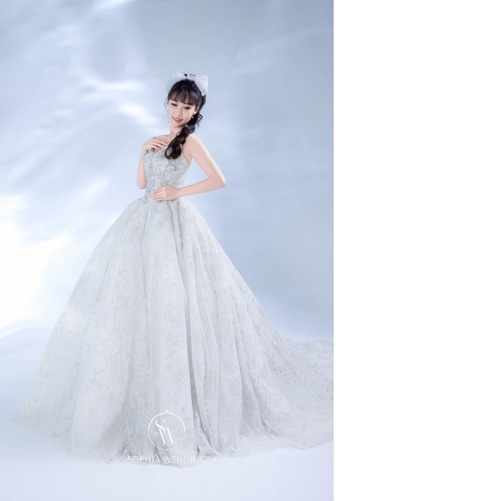 SW韓國立體水晶系列白紗