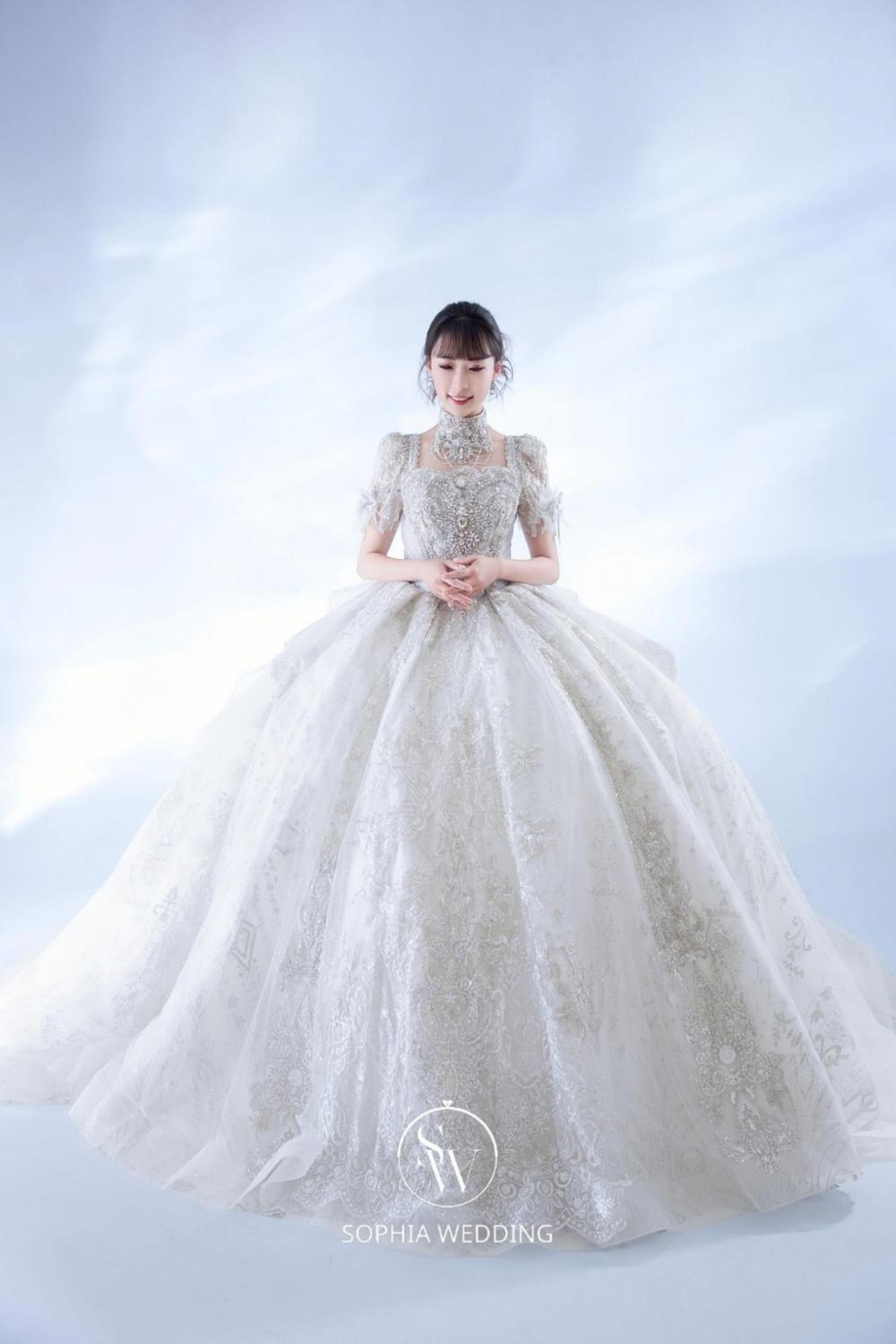 SW韓國立體水晶系列白紗