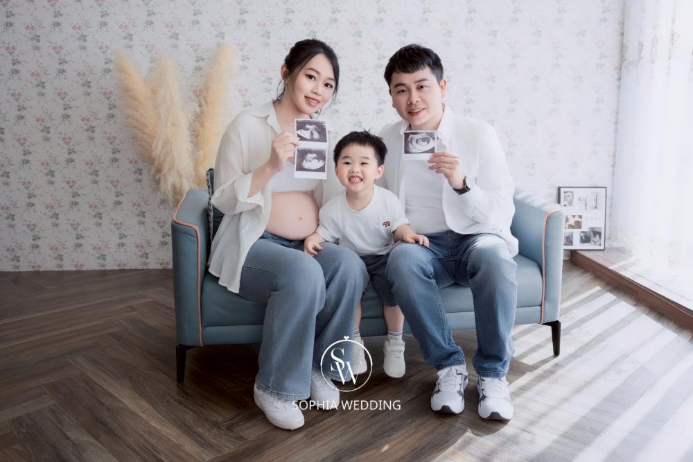 孕婦寫真作品｜SW攝影棚｜小家庭｜日系浪漫｜新人分享