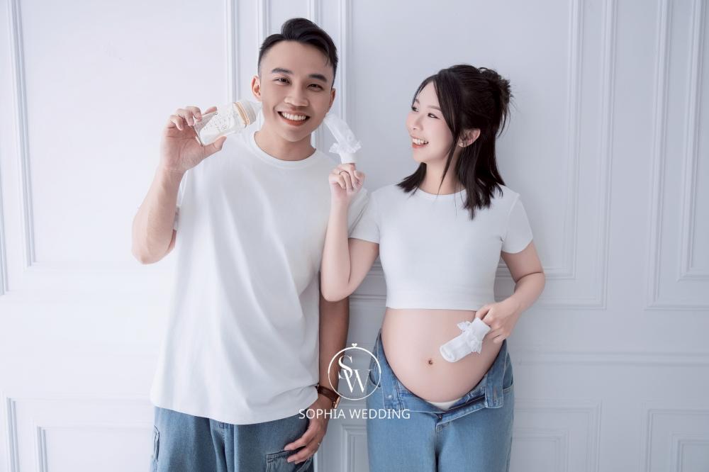孕婦寫真作品｜SW攝影棚｜韓系極簡｜居家甜蜜｜新人分享