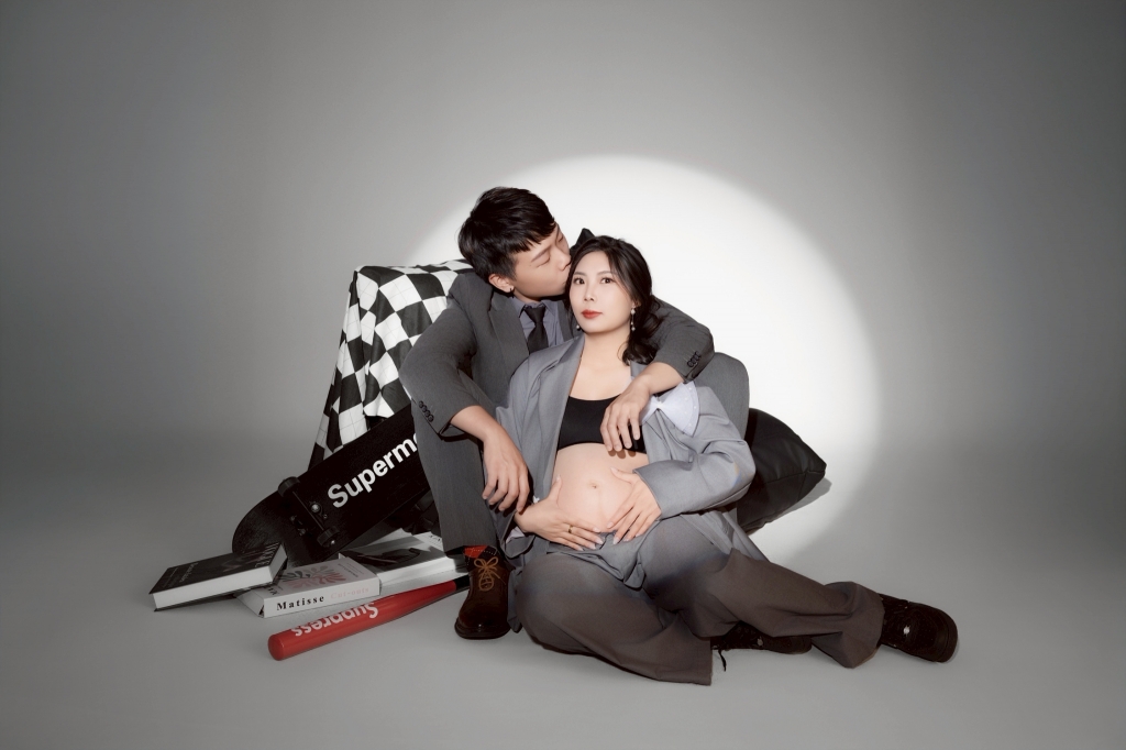 孕婦寫真作品｜SW攝影棚｜褲裝個性｜日式花魁｜新人分享