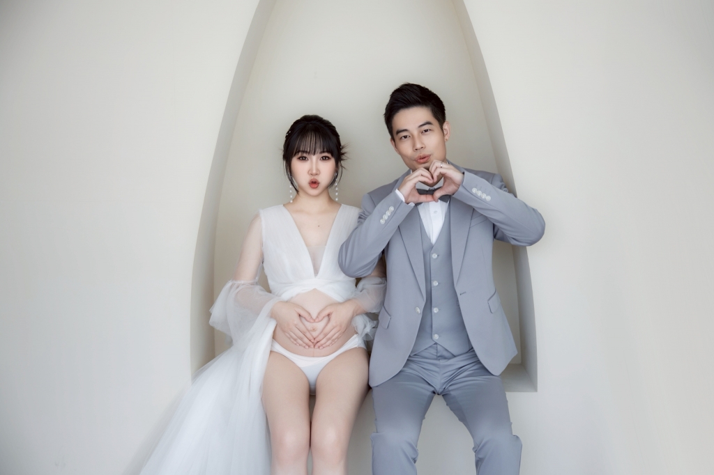 孕婦寫真作品｜SW攝影棚｜韓系｜居家溫馨｜新人分享