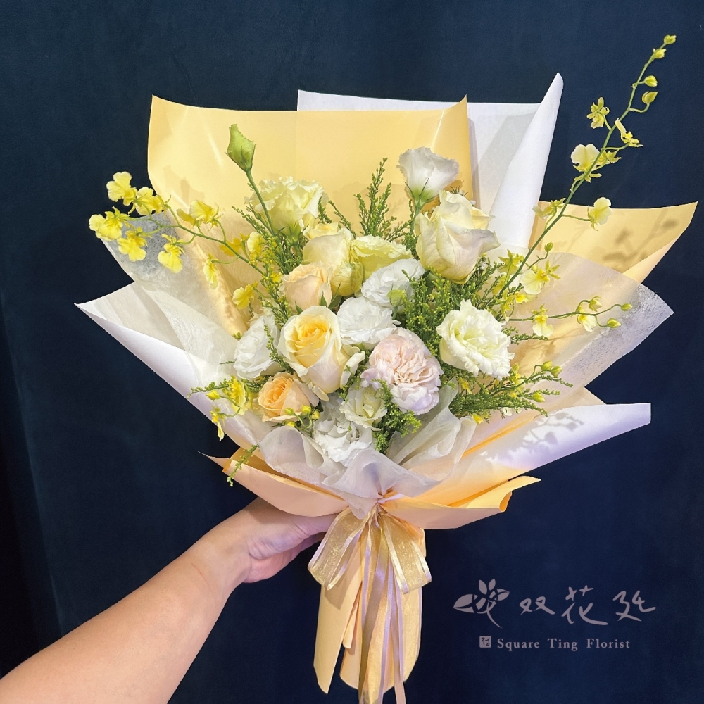 黃色系花束