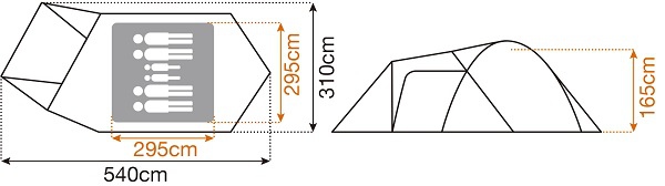 Snowpeak雪花六人寢帳/租借