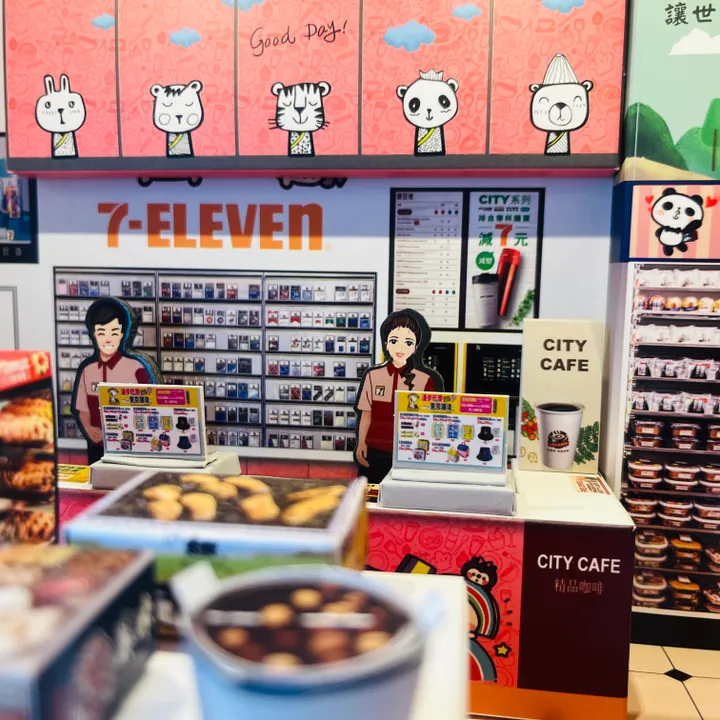 【紙紮】紙紮7-ELEVEN / 紙紮711 / 紙紮便利商店 / 超商 (情境禮盒)
