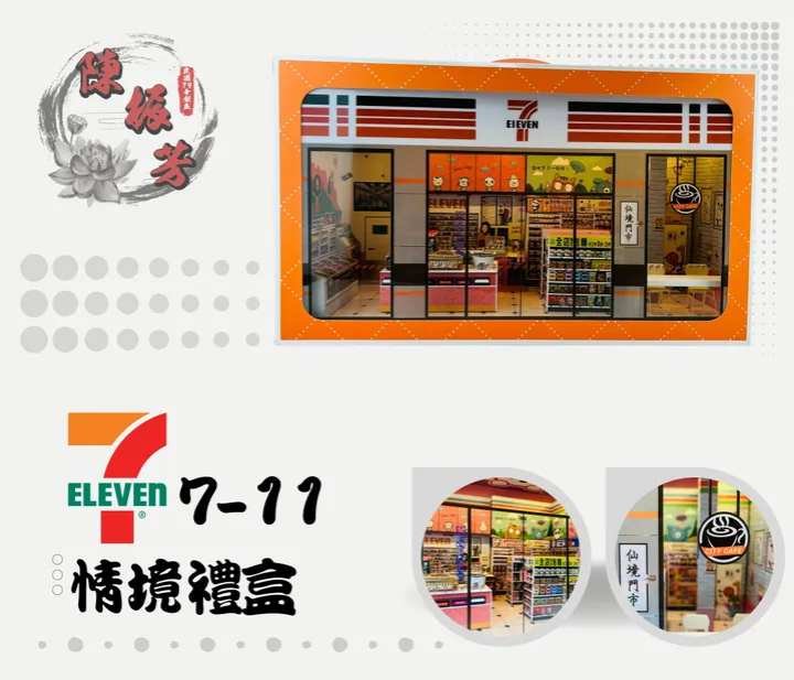 【紙紮】紙紮7-ELEVEN / 紙紮711 / 紙紮便利商店 / 超商 (情境禮盒)