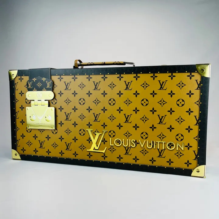 【紙紮精品】紙紮金鑽手提皮箱組( Louis Vuitton LV 路易威登 )