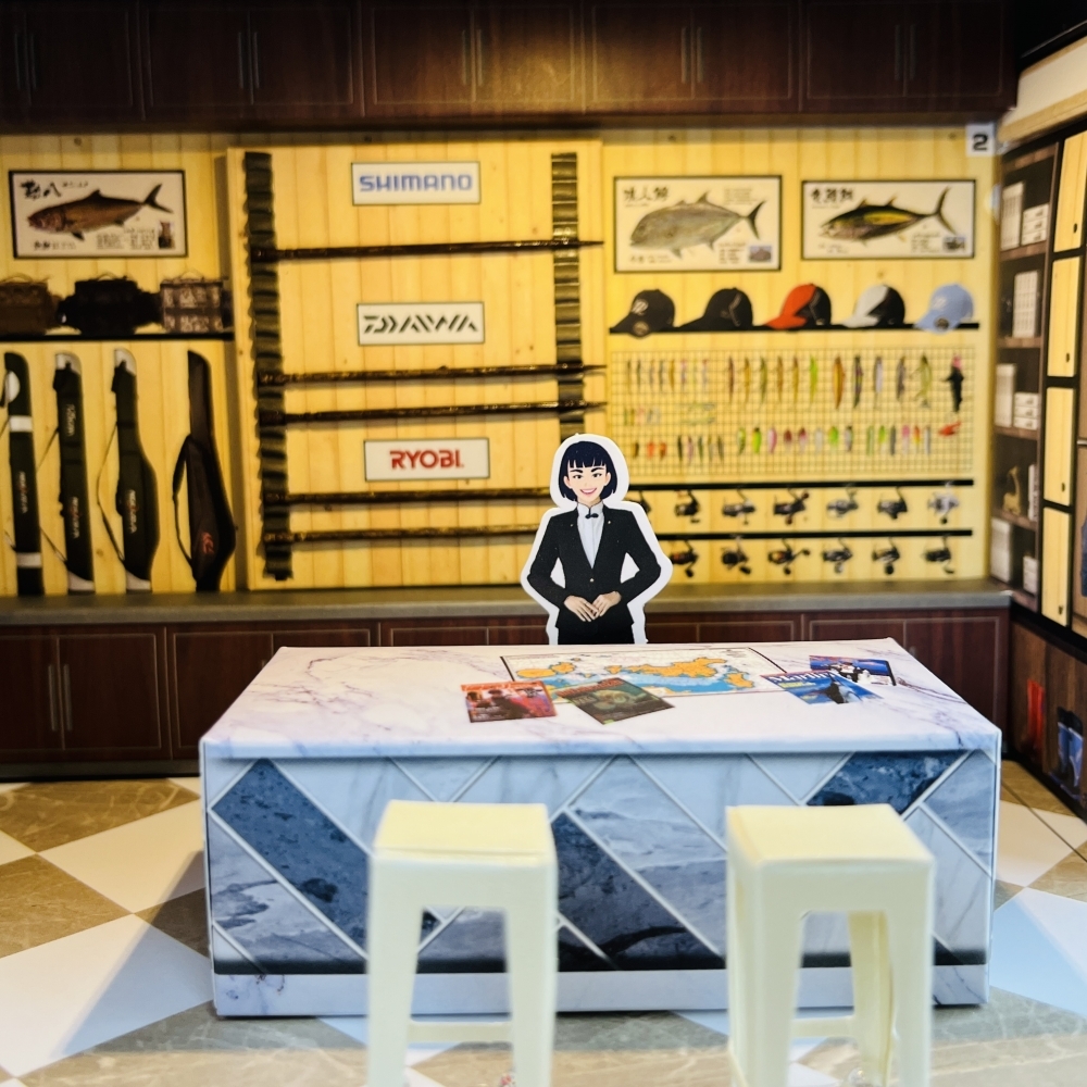 【紙紮】紙紮遊艇海釣俱樂部 ( 爐口型-經營商店)