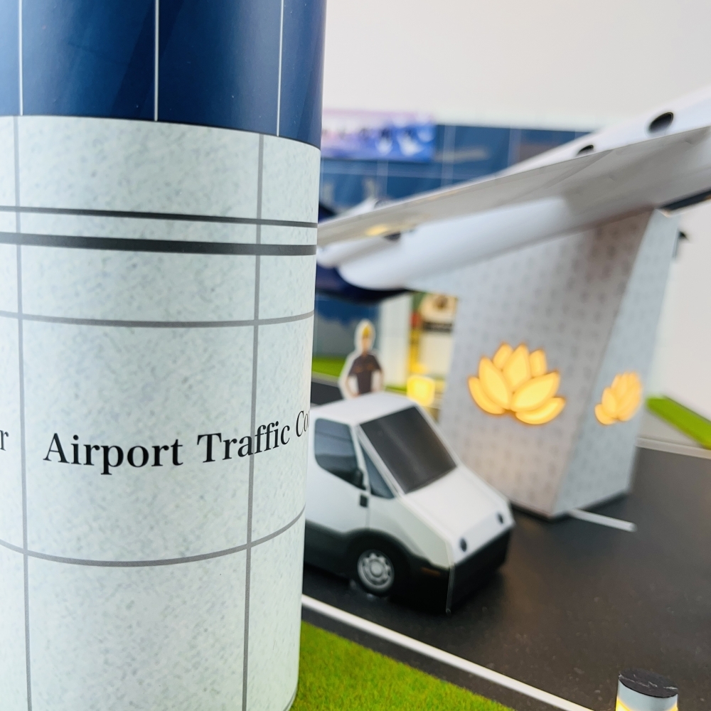 【紙紮】紙紮航空機場 (爐口型)