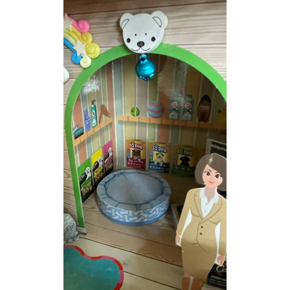 【紙紮寵物用品】D1035 萌寵寶貝屋-5