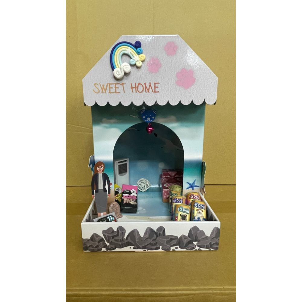 【紙紮寵物用品】D1033 萌寵寶貝屋-3 