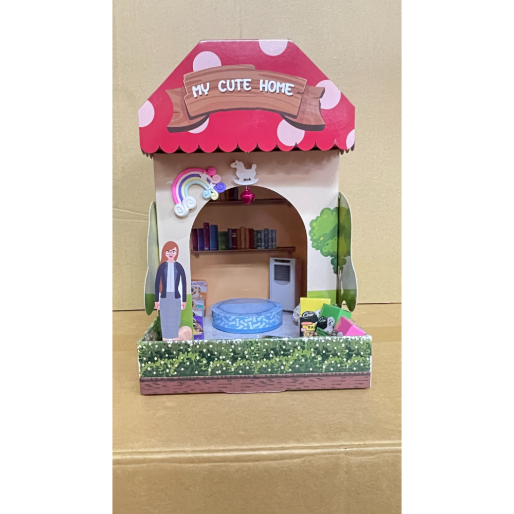 【紙紮寵物用品】D1031 萌寵寶貝屋-1