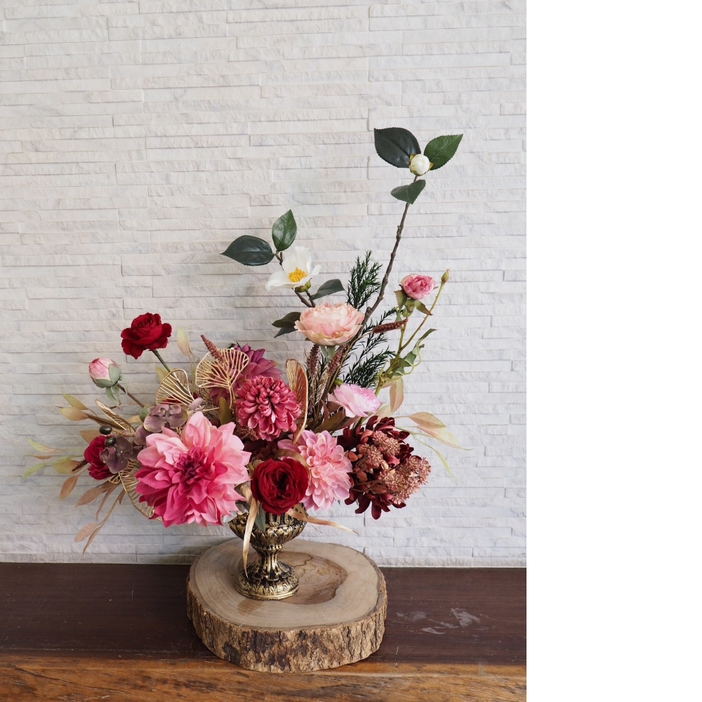 法式永生花擬真花開幕花禮
