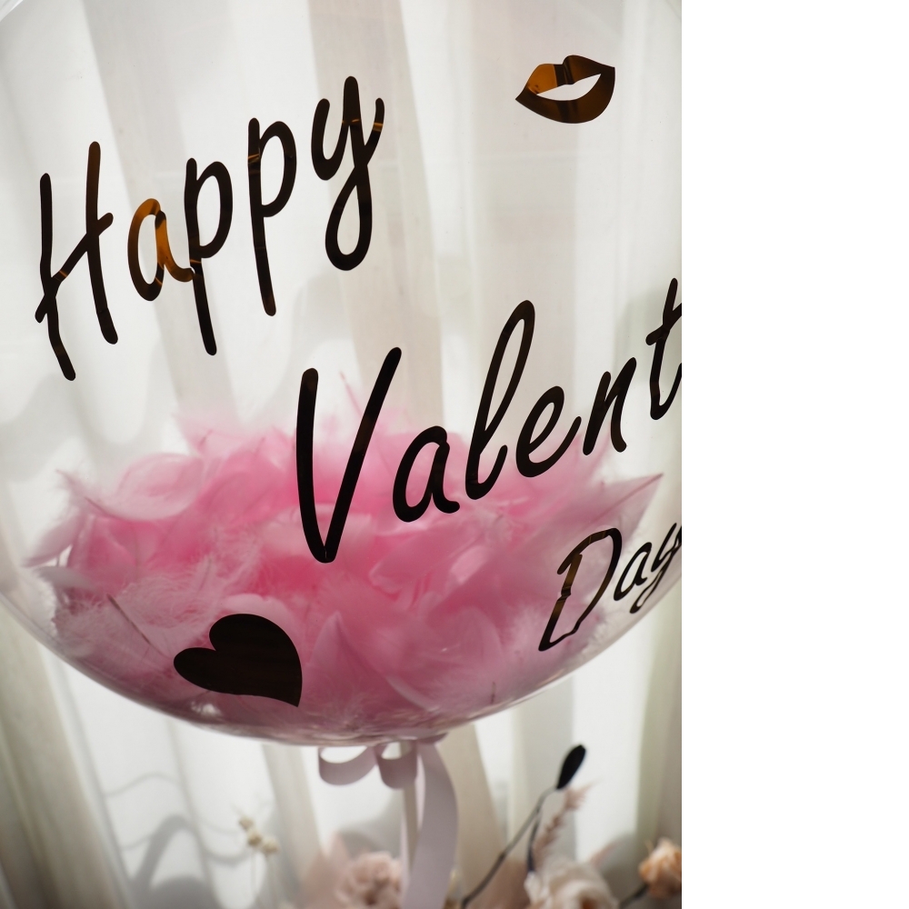 啵啵球 波波球 抱抱桶 永生花禮 告白 情人節 母親節 周年紀念日 生日禮物 求婚 [特大尺寸]