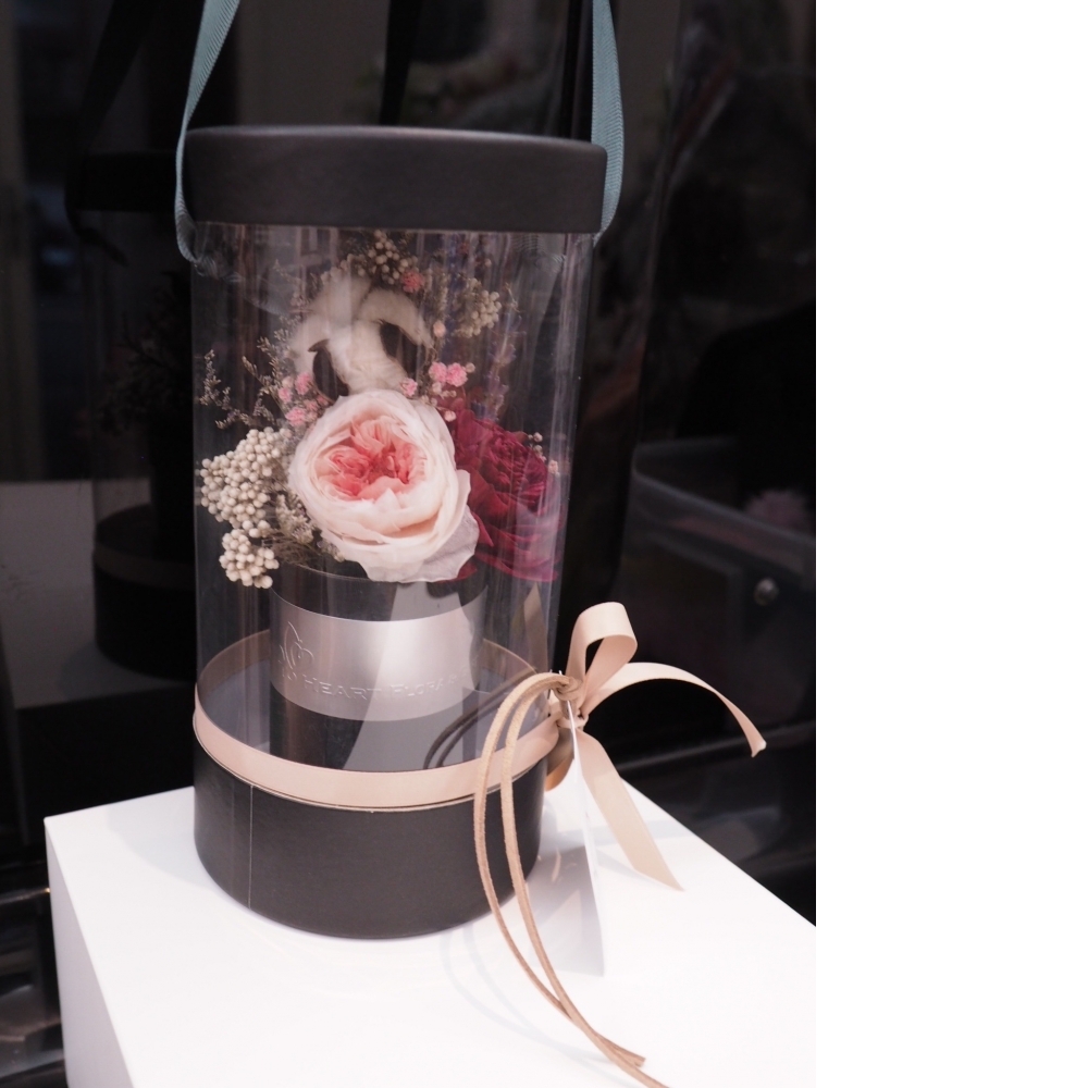背袋型永生花 索拉花 花禮盒 