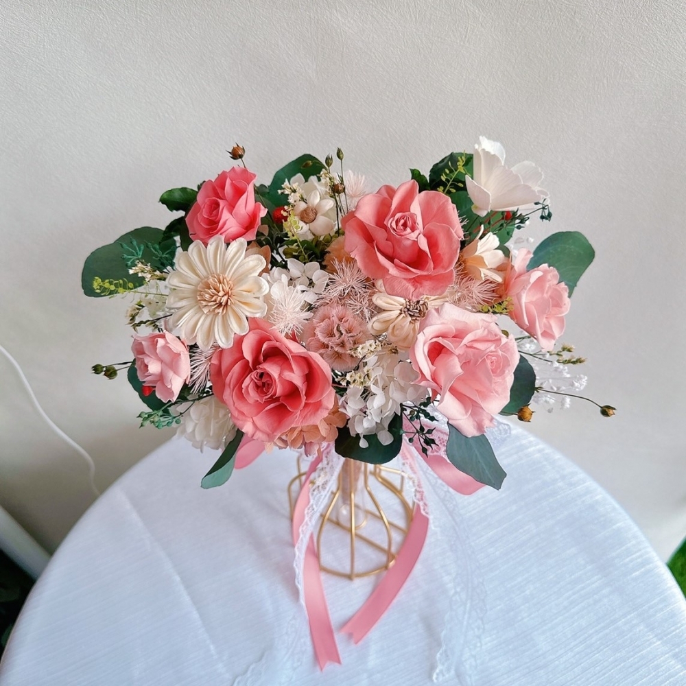 永生花 捧花-$25