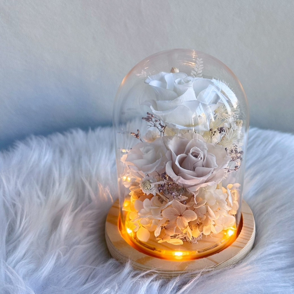 永生花｜柱型玻璃花盅