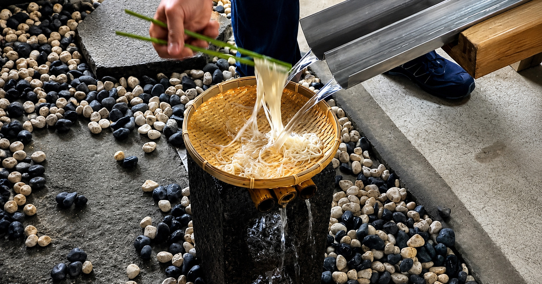 石碇許家手工麵流水麵