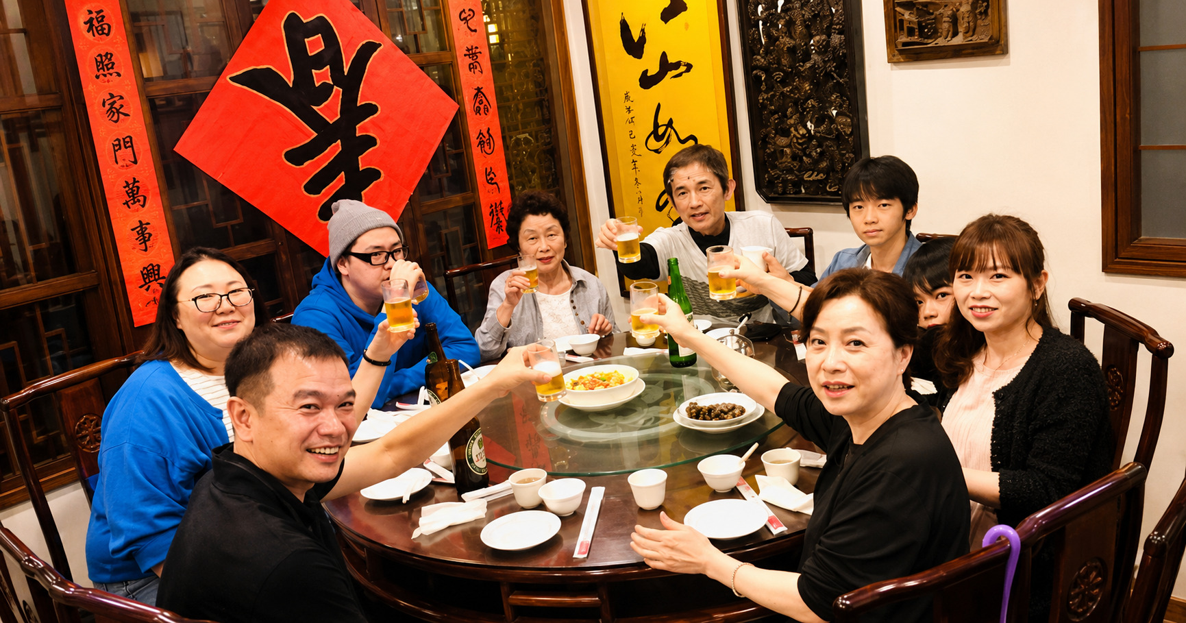 日本團成員台北永康街 聚餐