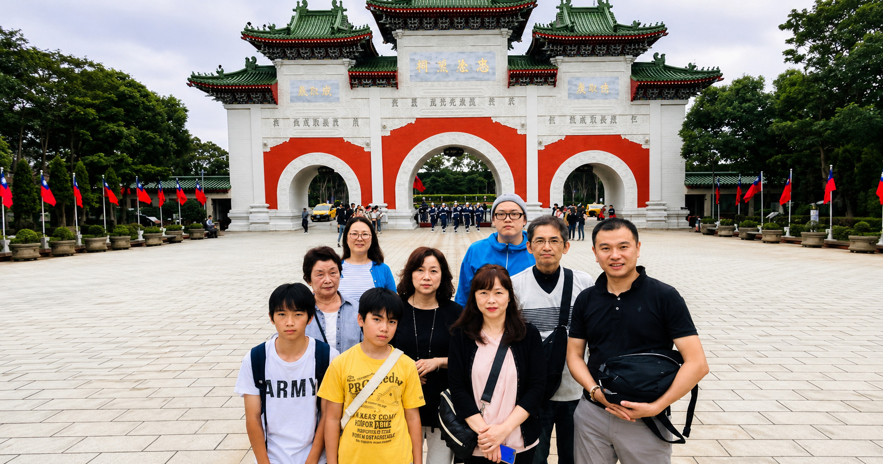 自由廣場 合影