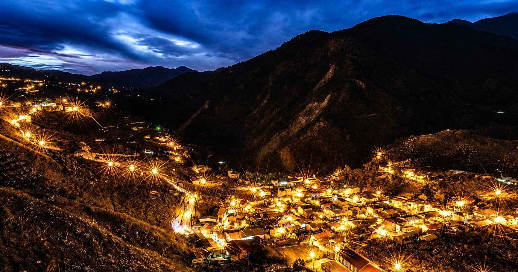 環山部落夜景