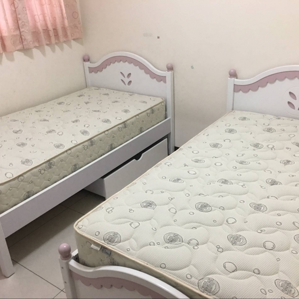 1232單人床/子母床．3.5'標準單人床．可加拉床．抽屜．收納．陪睡皆可！!