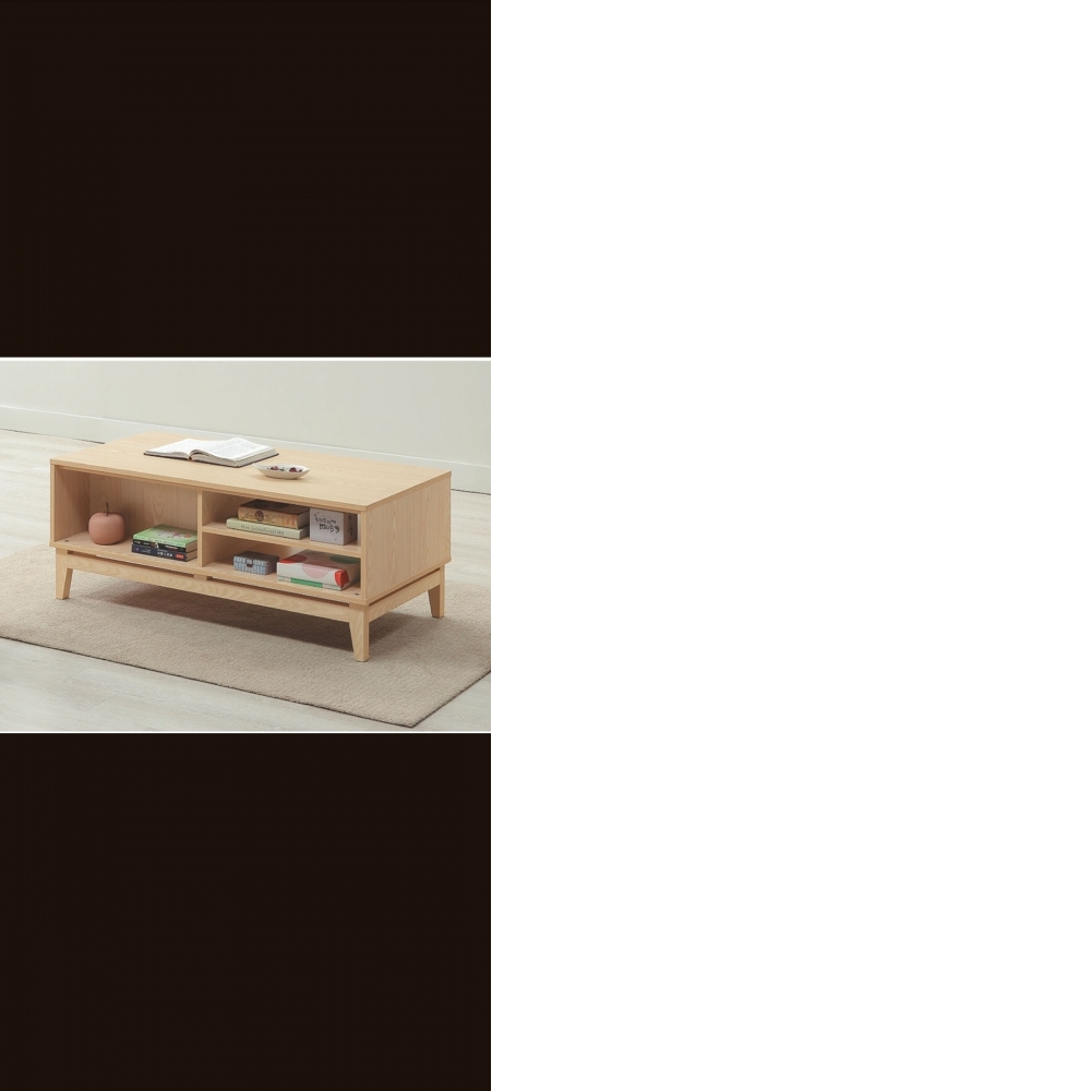 喬伊原木色4尺茶几