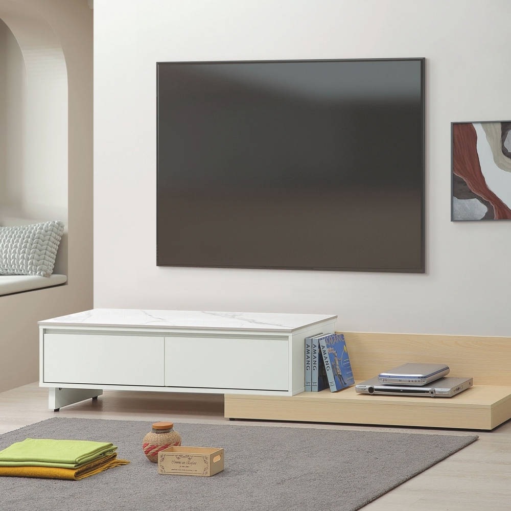 羅威伸縮岩板電視櫃