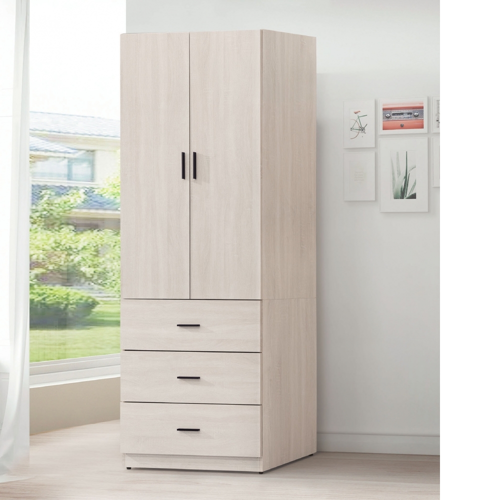 寶麗白雲橡衣櫥