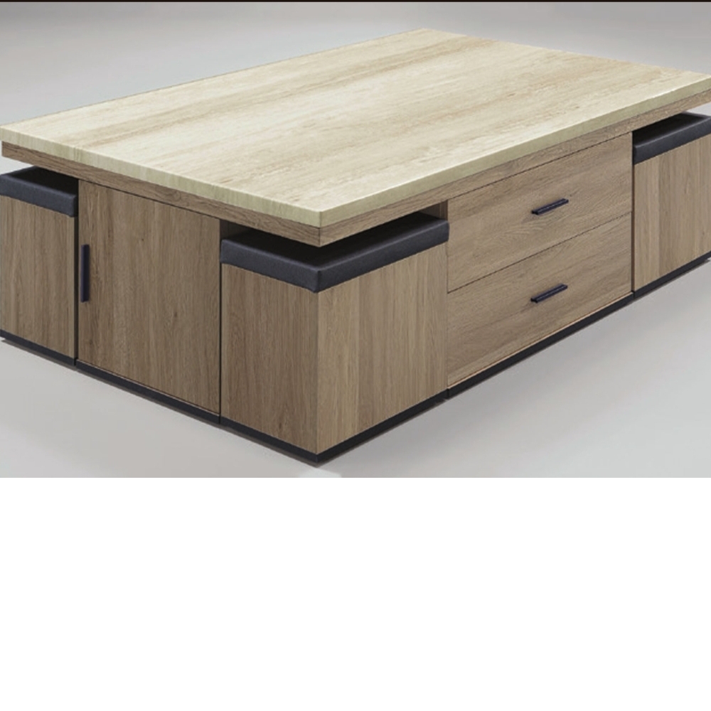 芮茲灰橡5尺大茶几