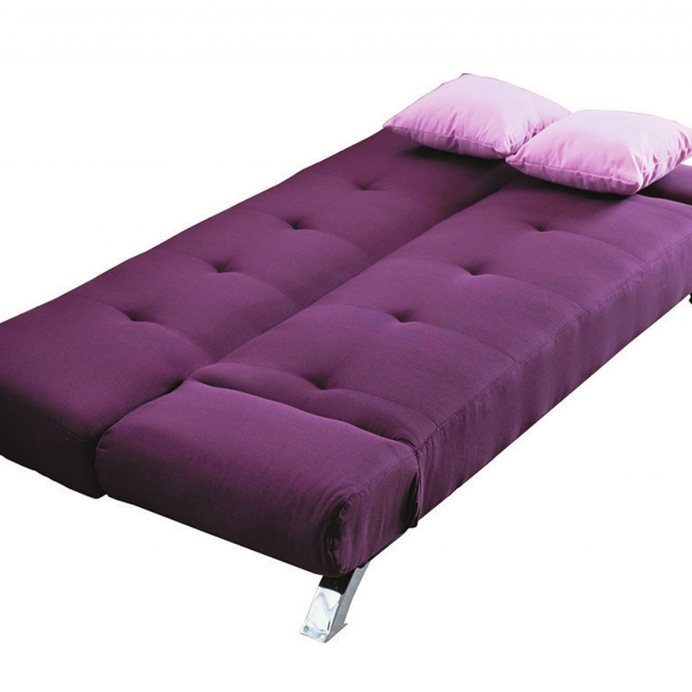 Claire多段式高機能沙發床 (深海藍/熱情紫)