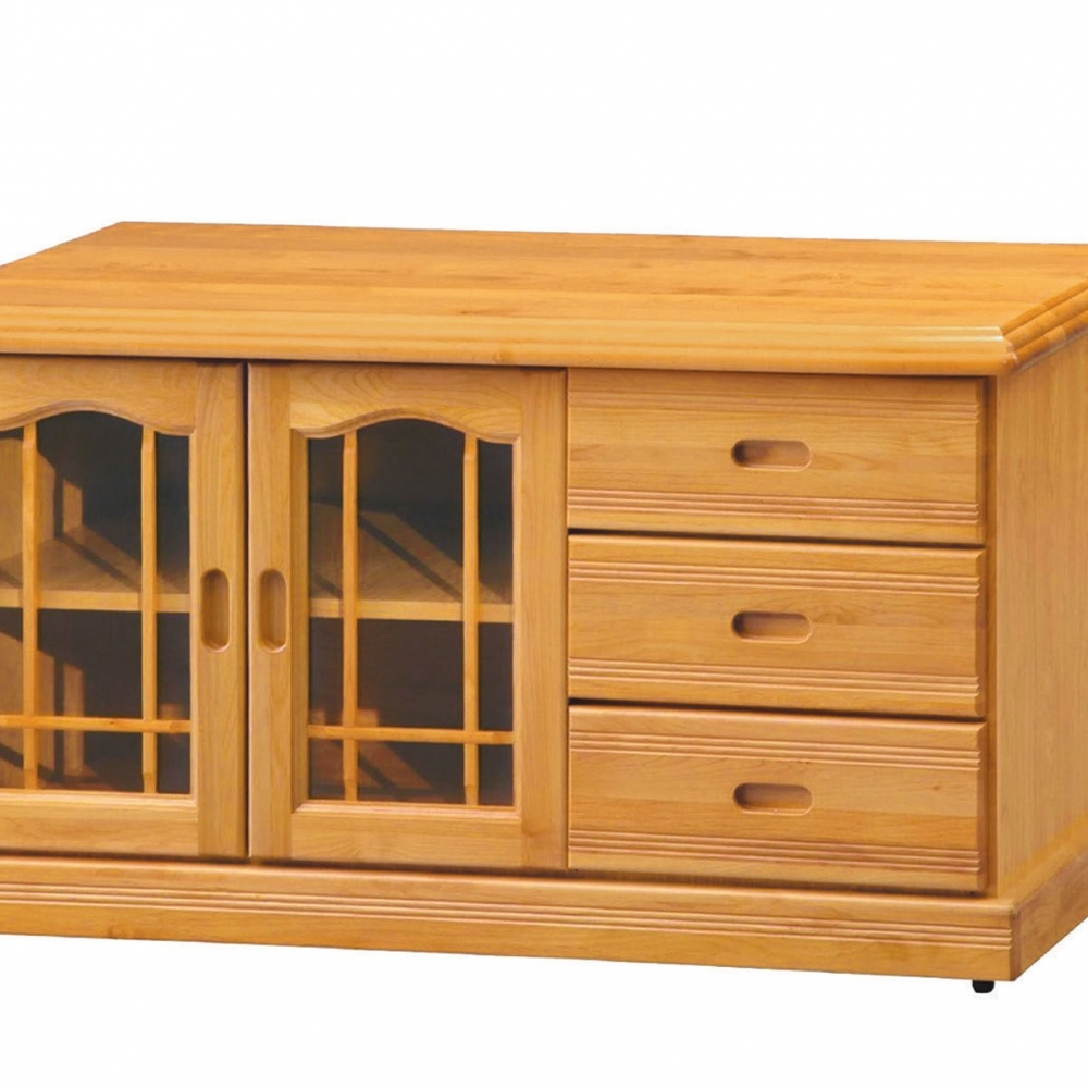 正赤陽/柚木/胡桃4尺長櫃