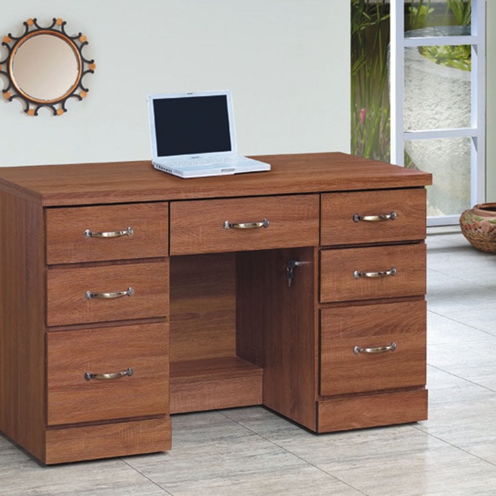 柚木4尺書桌 (全組/下座)