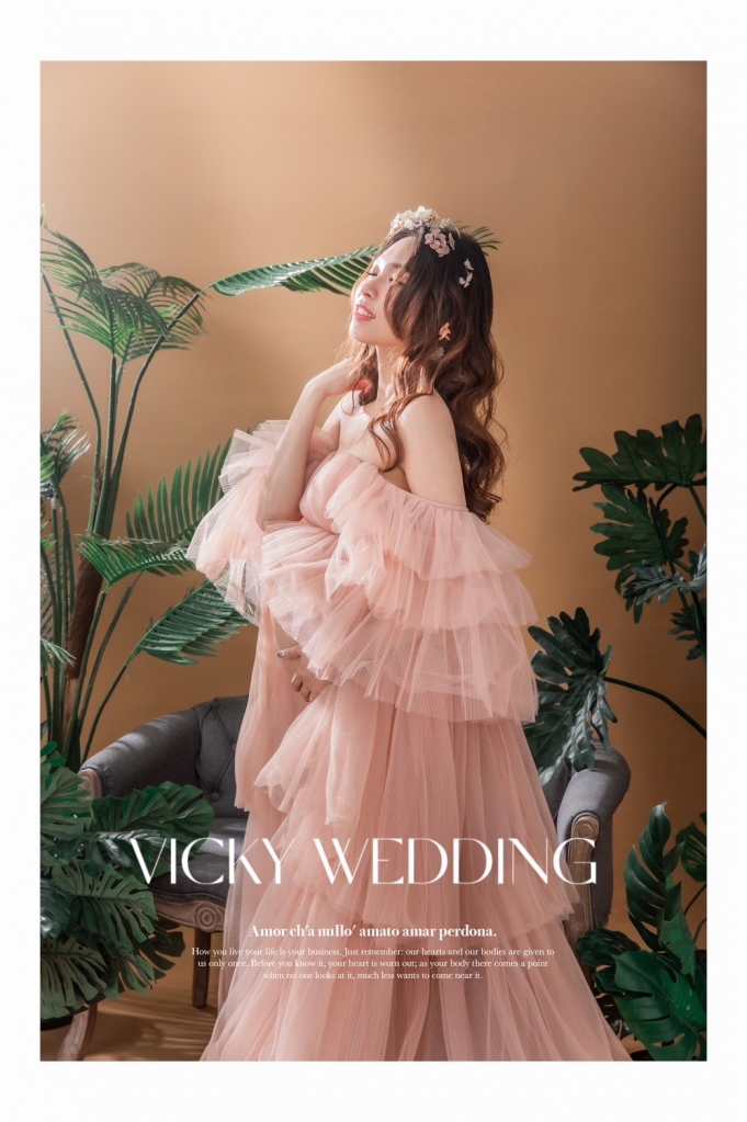 孕婦寫真-VICKY唯琪手工婚紗