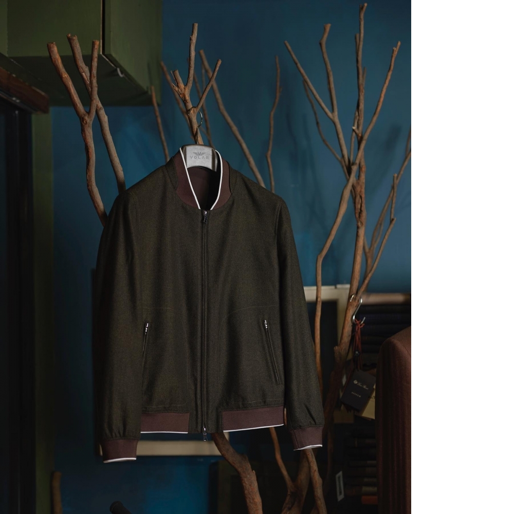 Zegna 純羊絨拉鏈夾克 體驗頂級的奢華質感